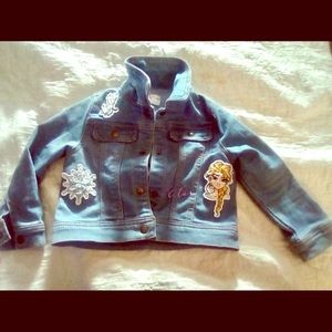 Disney Frozen Denim Jacket Toddler Girl - 3T